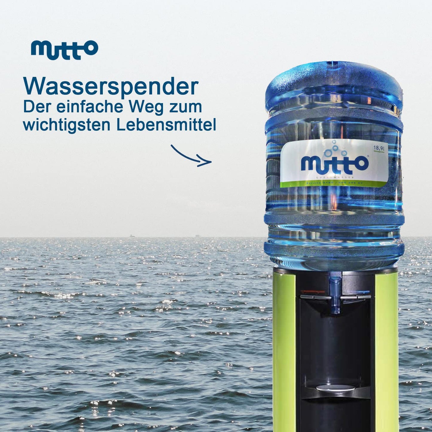 Mutto Premium Quellwasser (Weich, 19 Liter)