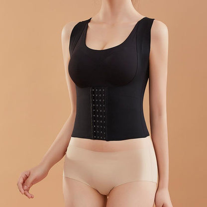 Waist Buttoned Bra Shapewear