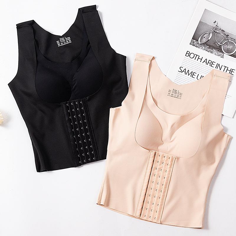 Waist Buttoned Bra Shapewear