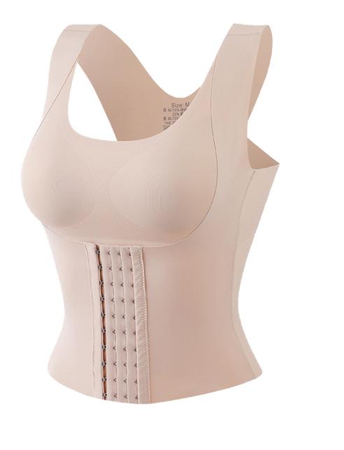 Waist Buttoned Bra Shapewear