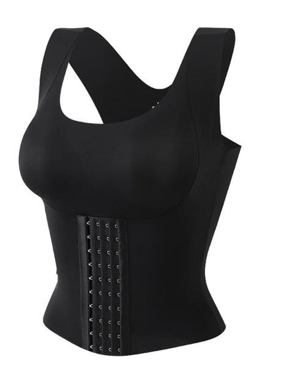 Waist Buttoned Bra Shapewear