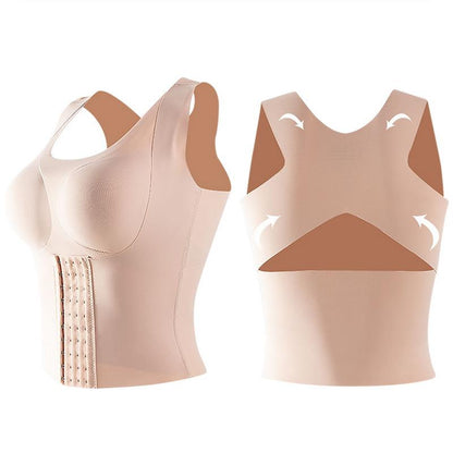 Waist Buttoned Bra Shapewear