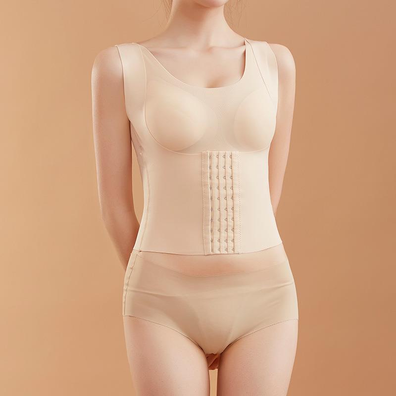 Waist Buttoned Bra Shapewear